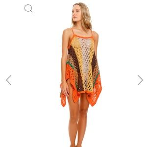 Agua Bendita Crochet coverup NWT
